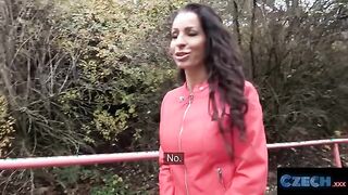 Czech Beauty Valentina Sierra Enjoys a Wild Encounter with a Mysterious Stranger