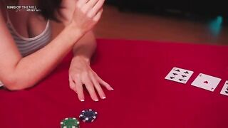 Stepsister Loses a Strip Game and Gets a Surprise After Intense Fun with Luna Roulette