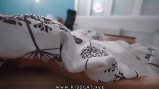 Intimate Moments: Step Mom and Son Share a Bed for a Steamy Encounter