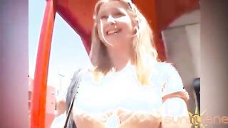 Sunny Lane Shows Off Her Skills in an Outdoor Adventure!