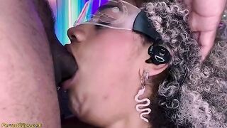 Curvy Ebony Beauty Enjoys Intense Fisting Action