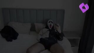 Mysterious Demon Tempts Innocent Guy on Halloween Morning - A Spooky Encounter with Jenny Lux!