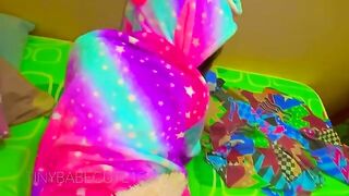 Curious Stepdaughter Can't Wait for Morning Fun Before School!