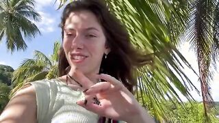 Young Adventurer Sneaks Away from Family Trip for a Private Moment in Costa Rica - Featuring Stella Gray!