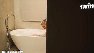 Curious Neighbor Invites Me for a Shower - Part 1 with Owl Crystal