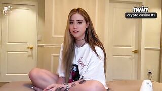 Curious Stepsister Catches Me Off Guard in My Room - Rosie Rider's Playful Surprise!