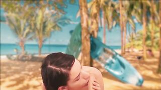 Beach Fantasy Role Play: POV Adventure with a Mysterious Stranger
