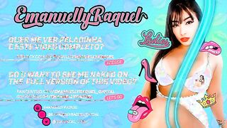 Intense ASMR Experience: Sensual Ear Licking and Playful Teasing with Emanuelly Raquel's Curves
