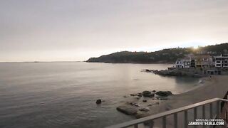 Passionate Moments with a Stunning Ocean View on Costa Brava - A Romantic Couple's Journey