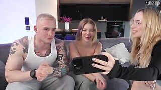 Studying with Bella Mur: A Fun and Flirty Webcam Experience with Ashby Winter and Sam Garro