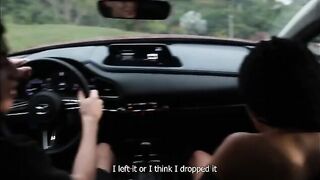 Beautiful young Latina didn't have money to pay for the taxi and fucks the driver