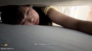 Unexpected Adventures: My Stepsister's Hilarious Bed Mishap!