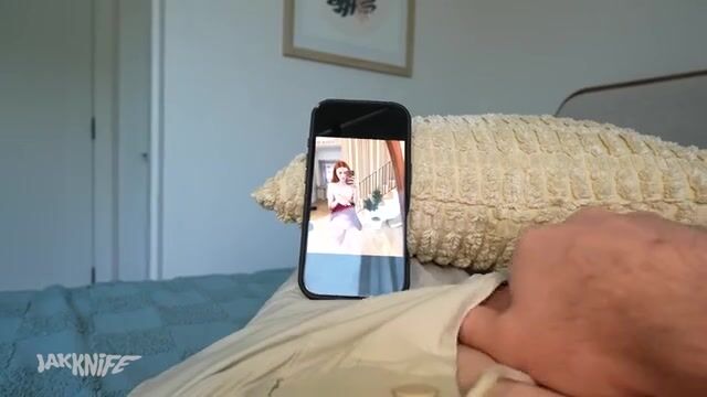 Curious Redhead Step-Sis Can't Resist Capturing Her Intimate Moments - Scarlet Skies