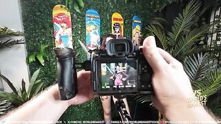 Stunning Model Takes on TikTok Photographers in Wild Street Shoot - Epic Moments with Luna Legend!