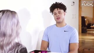 Curious Blonde Explores New Experiences with a Charming Partner