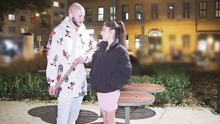 Unexpected Encounter: Petite Italian Beauty Eva Generosi's Public Adventure