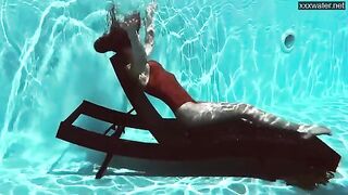 Mia's Stunning Gymnastics Skills Shine in a Poolside Adventure!