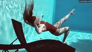 Mia's Stunning Gymnastics Skills Shine in a Poolside Adventure!