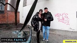 Curvy Milf Lady Lyne Strips Down in Public and Enjoys an Unforgettable Encounter with a Well-Endowed Lover – Immoral F.
