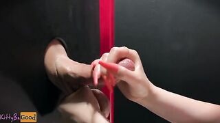 Intense Edging Experience at the Gloryhole: 3 Times of Ultimate Pleasure with KittyBeGood