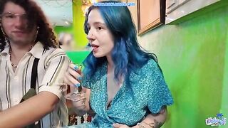 Steamy Hotel Pool Encounter: French Girl's Outdoor Adventure with Gattouz0 and Khalamite