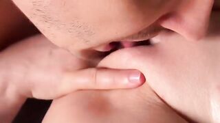 Intimate Close-Up: My Boyfriend's Skillful Touch Made Me Moan! Tags: Cherry_Ice, amateur couple, softcore, female POV, loud moaning.