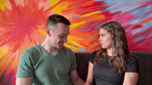 Charming Neighborly Encounter: Latina Beauty Welcomes Guy Into Her Cozy Apartment