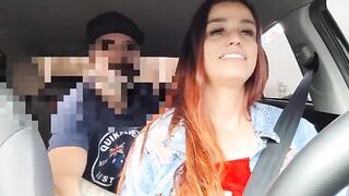 Shocking Encounter: Driver Discovers Passenger's Unexpected Behavior in the Backseat!