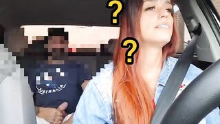 Shocking Encounter: Driver Discovers Passenger's Unexpected Behavior in the Backseat!