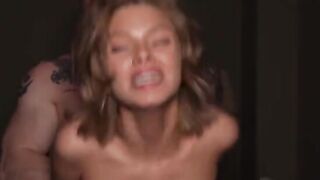 Intense Home Encounter: Deep Throat Action with Ashby Winter and Sam Garro!
