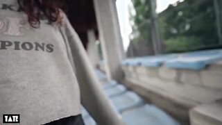 Close Call: Young Beauty's Risky Encounter in School - Featuring Little Arden