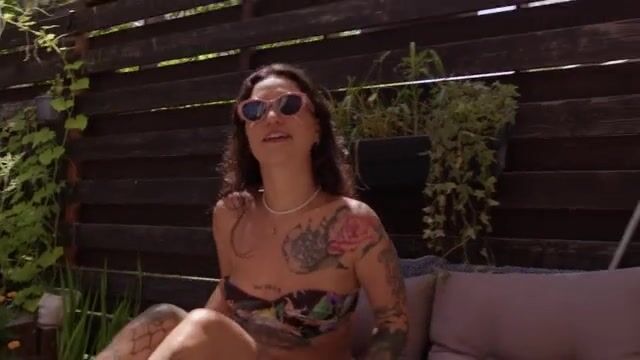 Catch a Glimpse: Enjoying a Steamy Moment by the Poolside