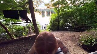 Steamy Outdoor POV: Enjoying the Moment with Lina's Alluring Curves - A Must-See!