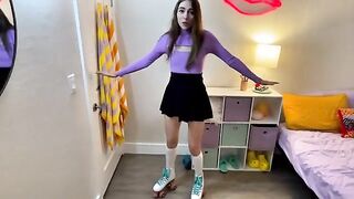 Unexpected Roller Skating Mishap with Stepsis - Kylie Island's Fun Adventure!