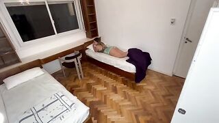 Adventurous Night with My Roommate at the Hostel... Featuring Abril Diseli!