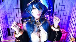 Layla's Fantasy Adventure: A Genshin Impact Dream with MollyRedWolf