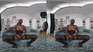 VR Experience - Zaawaadi's Solo Lingerie Session with Intimate Touches