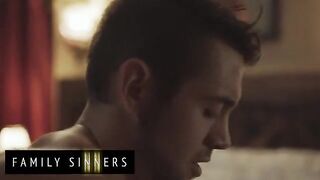 Stepson's Secret Desire: Stepmom Catches Him Peeking at Her in Lingerie!