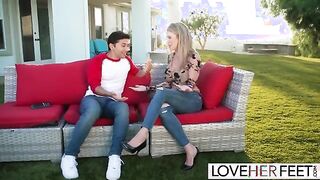 Gigi Dior's Outdoor Adventure: A Captivating Feet Worship Experience