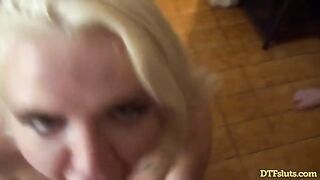 Three Blondes in a Wild European Orgy - Unforgettable Threesome Fun!