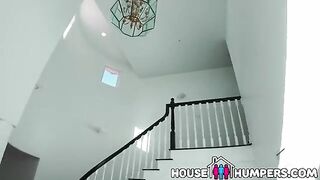 Steamy Threesome: Homeowner's Wild Encounter with Two Handsome Guys