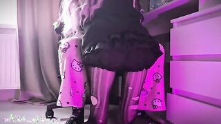 Goth Girl in Torn Tights Delivers a Wild Experience for Donations in Genshin Impact!