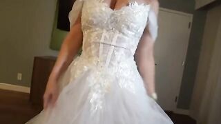 Blonde Beauty's Wedding Night Surprise with Her Husband - A Night to Remember!