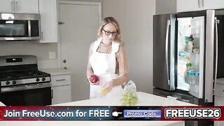 Caught in the Kitchen: Stepmom Discovers Her Stepson's Sweet Secret!