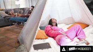 Caught in the Act: Stepdad Discovers Teen's Secret and Joins the Fun with Lily Starfire!