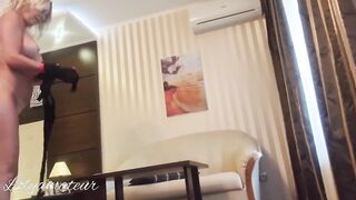 Mom and Stepson share a bed and Stepson massage stepmom to relax and fuck her
