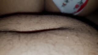 Closeup of my slutty wife getting a biggest cumshot
