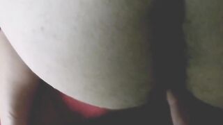 Incredibly wet while pegging my husband, my cuckold have a very tight ass