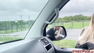 Unforgettable Outdoor Passion: Michaela Isizzu's Intense Reactions in Public!