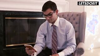 Steamy Threeway Adventure with the Boss - Full Scene Featuring Maddy O'Reilly, Karlee Grey, and Gina Valentina!